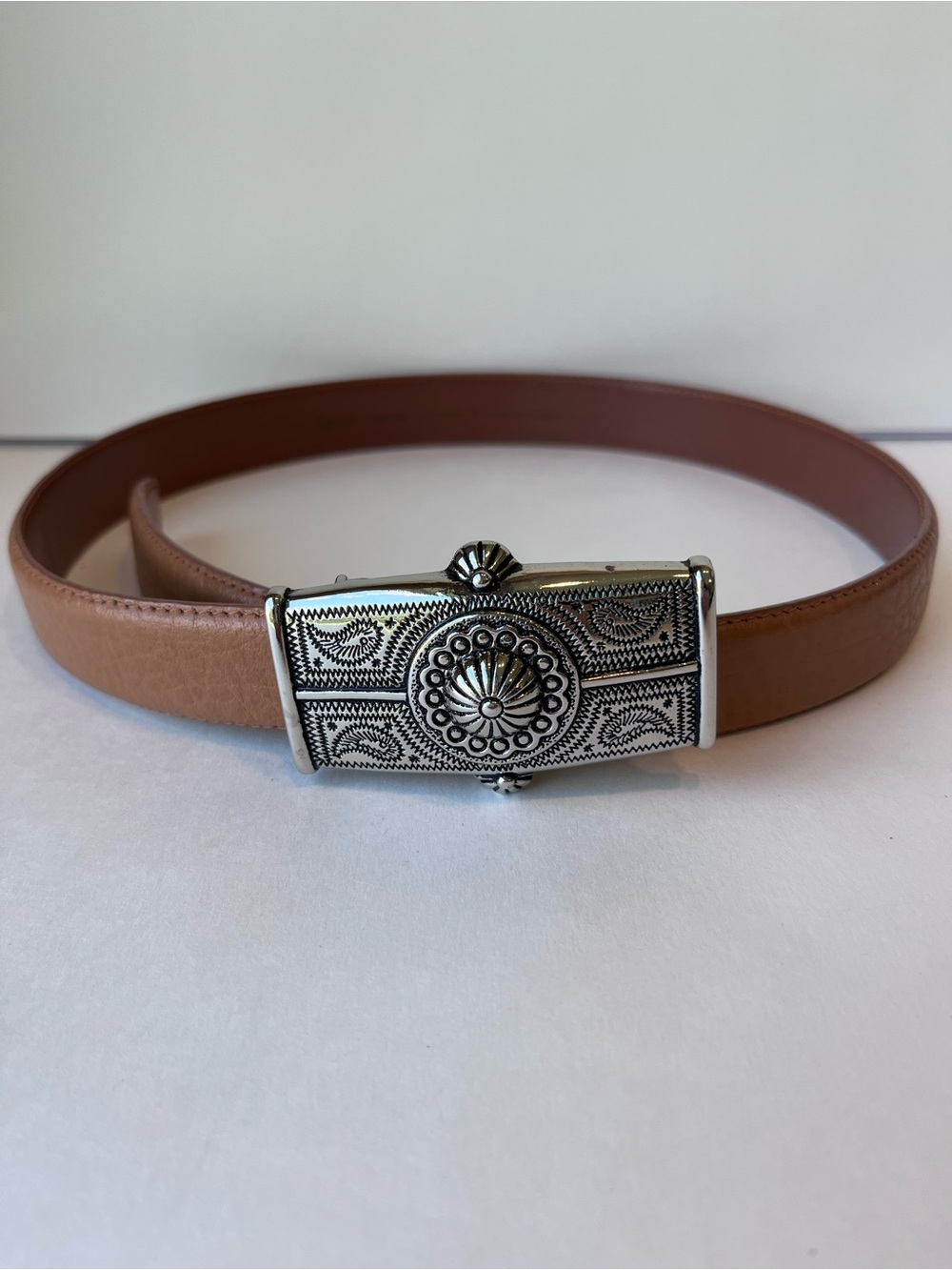 Vintage Jana Tan Leather Belt